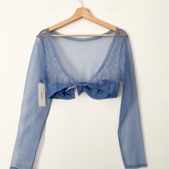 Urban outfitters under overdrive mesh long sleeve top - Picture 6 of 7